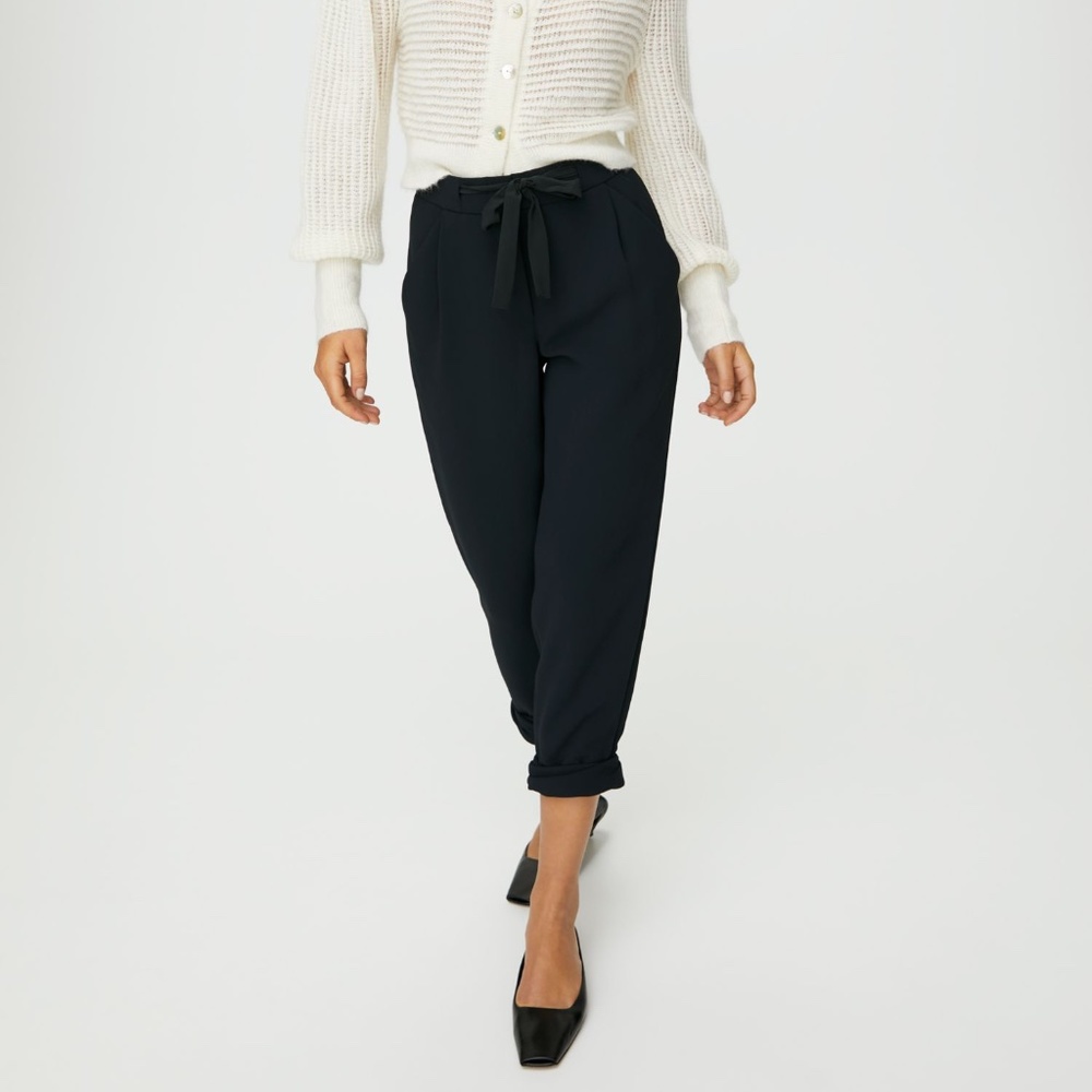 Aritzia Wilfred Allant Pant Cropped, tie-waist pant (original version)